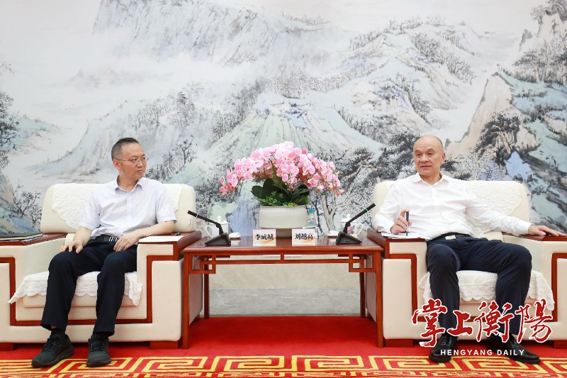 劉越高會見中核鈾業(yè)黨委副書記李成城一行